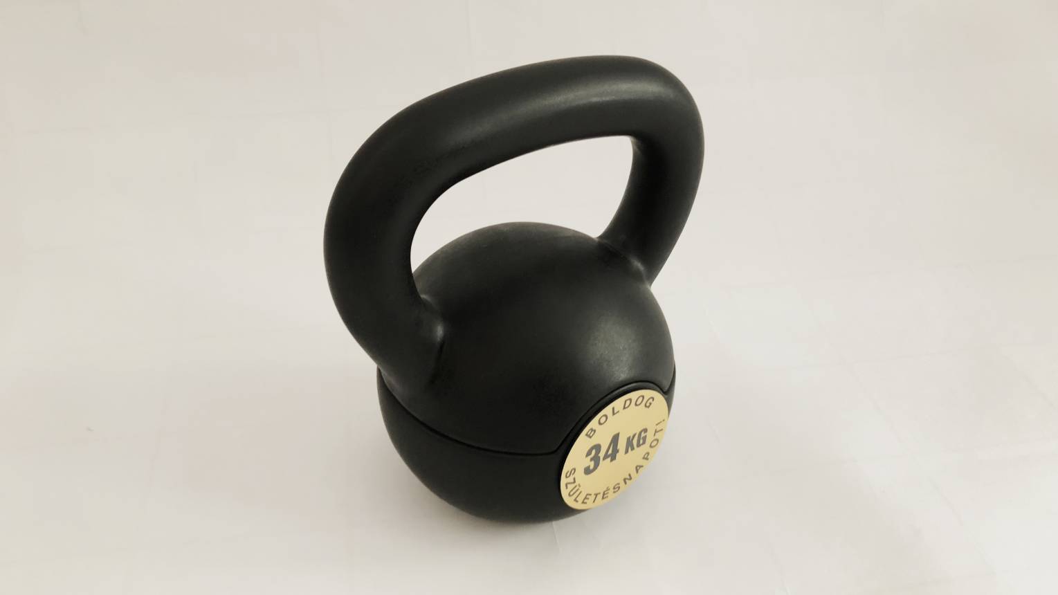 Kettlebell cukorka tartó egyedi gravírozással