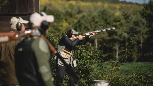 Célba lövés légpuskával a Kövér Ranch-on, Nagytarcsán 1