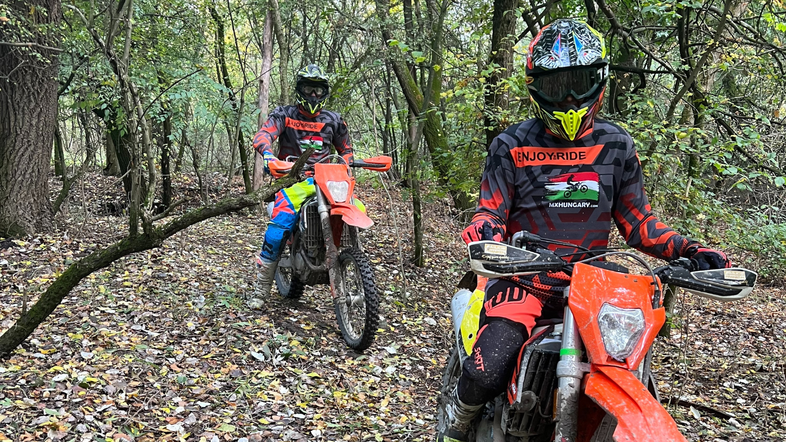 KTM Crossmotoros erdei túra a Csepel szigeten a Duna mentén 2