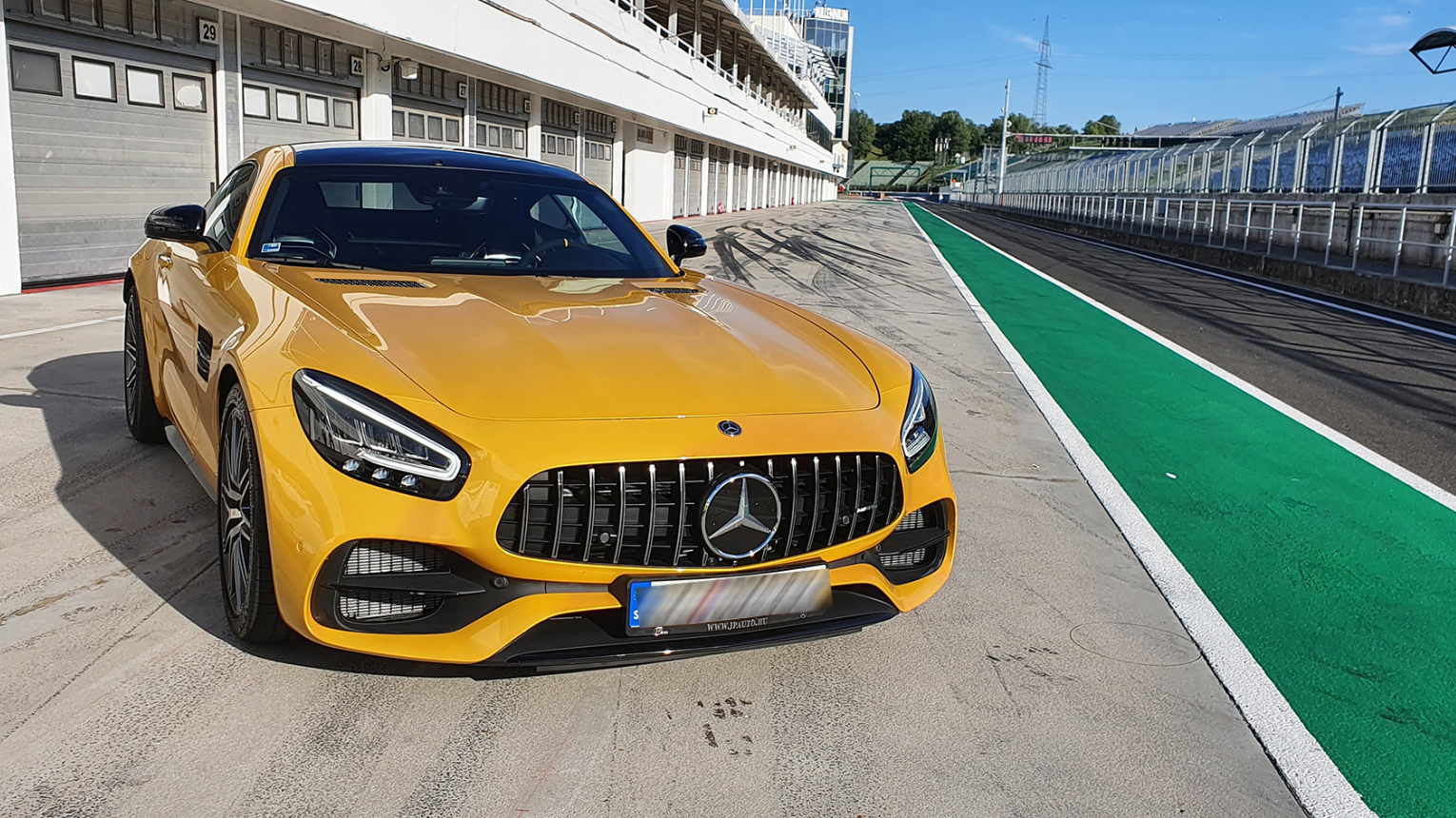 Mercedes AMG GT C Coupe vezetés a Kakucs Ringen 4