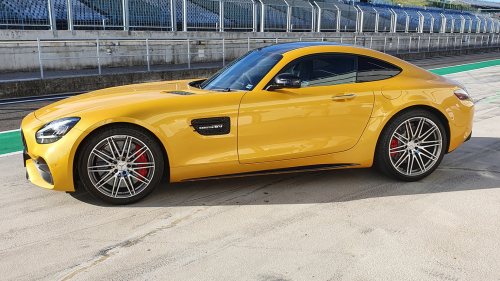 Mercedes AMG GT C Coupe vezetés a Kakucs Ringen 1