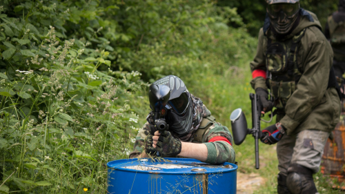 Paintball egyedileg épített pályán Gödöllő környékén 8