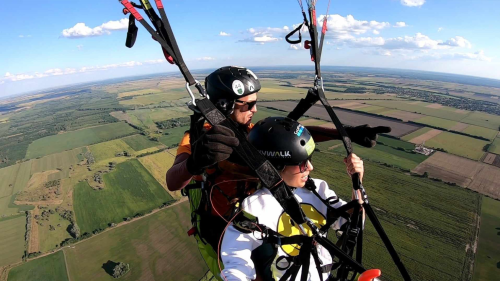 Páros, szelet vitorlázó motor nélküli repülés - Siklóernyőzés 2