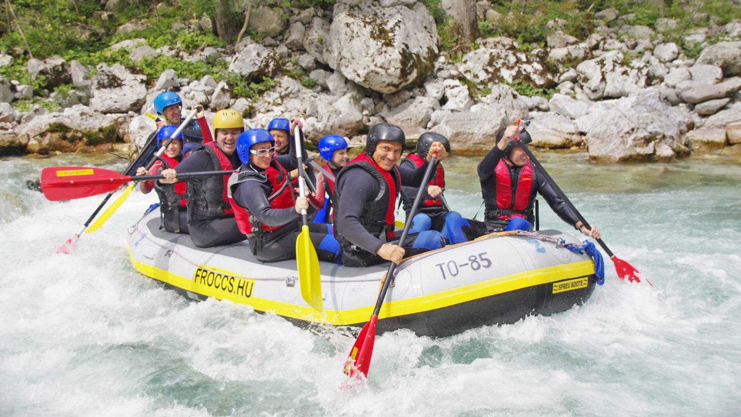 Rafting Szlovéniában 5 fő részére 5