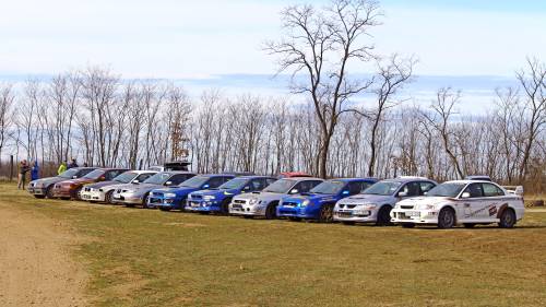 Subaru és BMW325i rally kombó Sopron mellett* 5