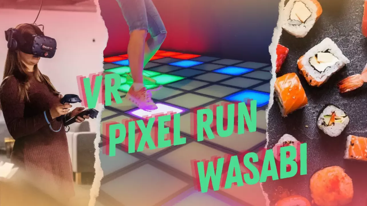 "RUSH" páros 3 az 1-ben élménynap! – VR & Pixel Run & Wasabi fő kép