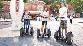 Segway túra a Hősök terére kosár