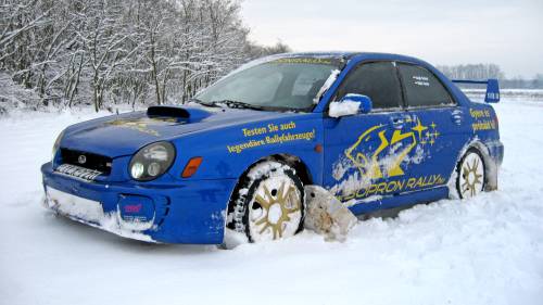 Subaru Imprezával 1,5 km-es rallycross pályán Sopron mellett* 7