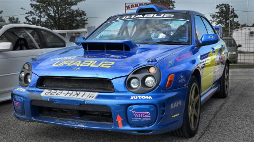 Subaru Impreza 2002 vezetés a Kakucs Ringen 5