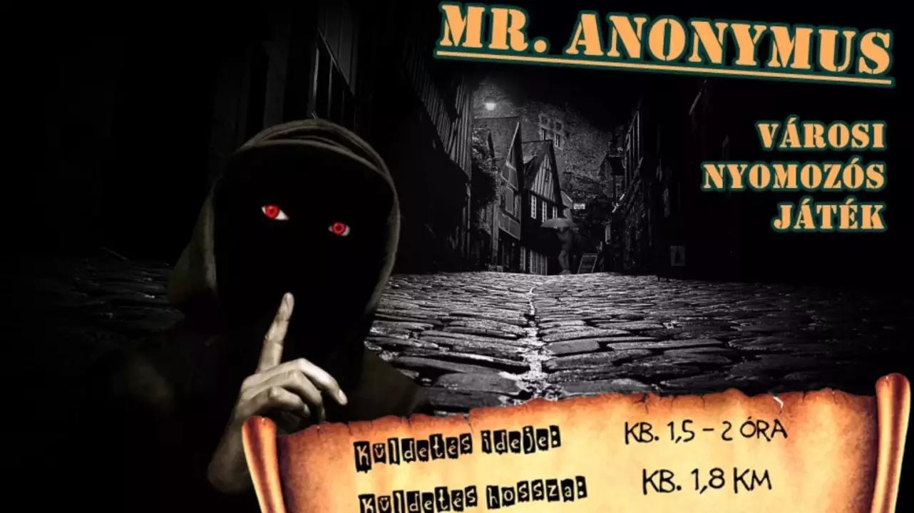 Mr. Anonymus városi nyomozójáték Veszprémben fő kép