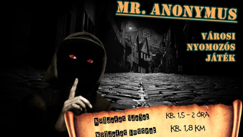 Mr. Anonymus városi nyomozójáték Veszprémben 1