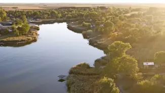 Motoros Sárkányrepülés a Szelidi tó felett Dunaújvárosból kosár