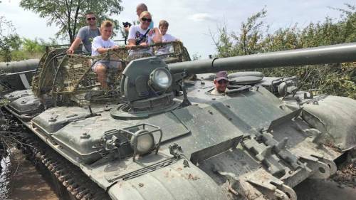 Tankvezetés T-55-ös harckocsival Balatonakalin* 2