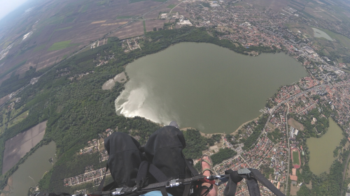 Tandem siklóernyős repülés Tata felett szuper élmény 1