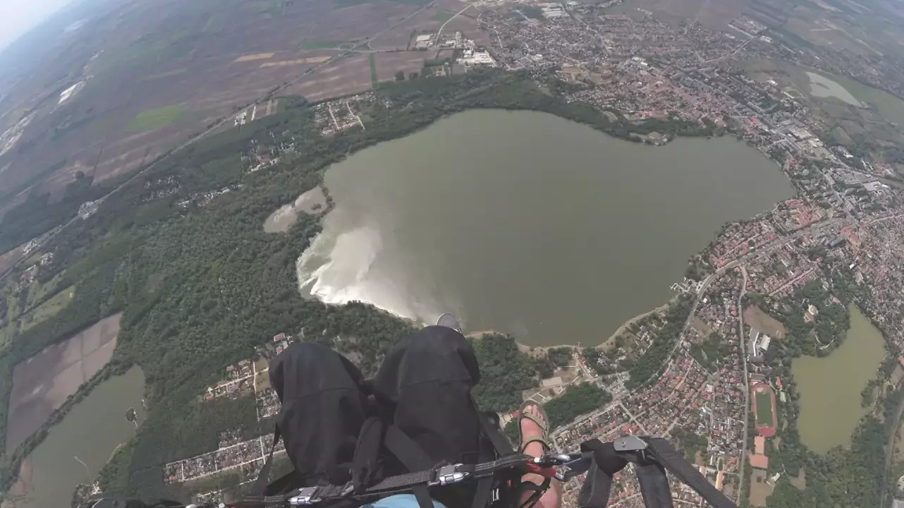 Tandem siklóernyős repülés Tata felett szuper élmény fő kép