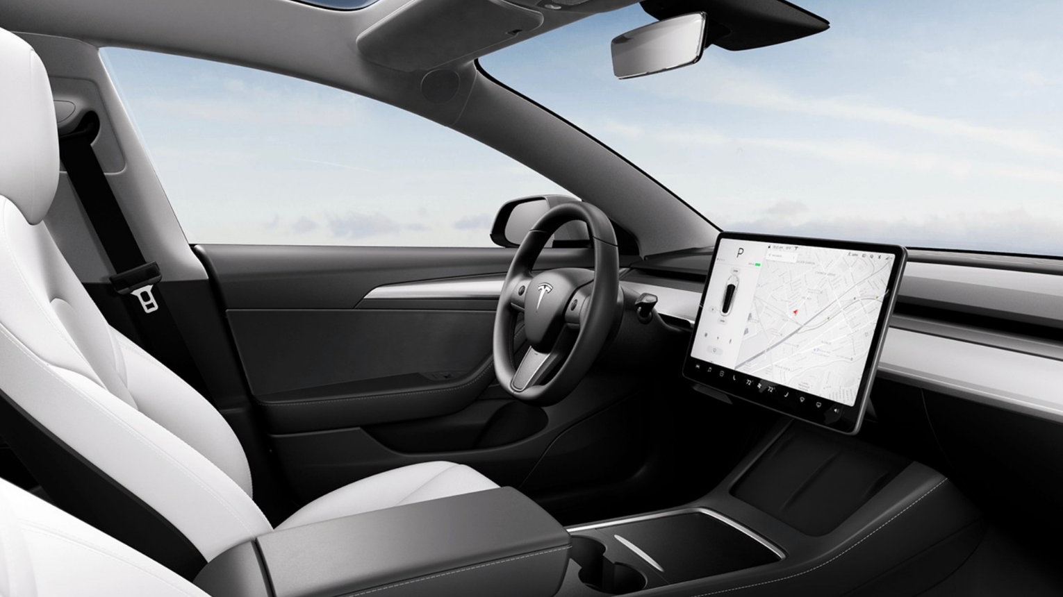 Tesla Model 3 Performance Facelift 2021-es speede gonzala vezetése 4