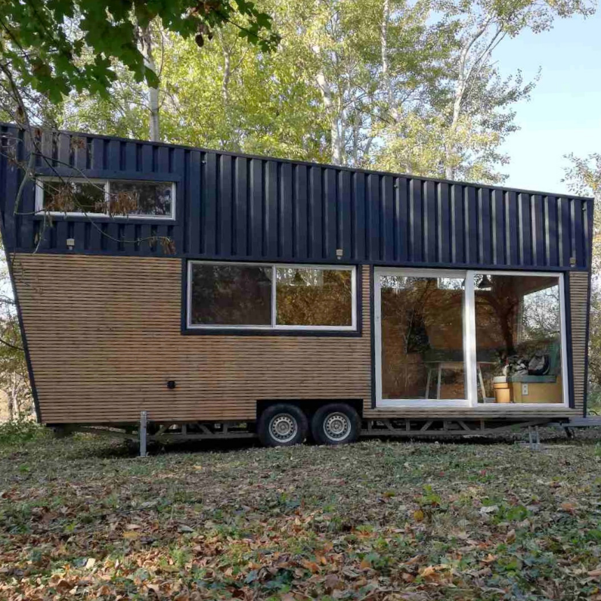 Lakjatok egy Tiny Houseban távol a város zajától a Dunakanyarban