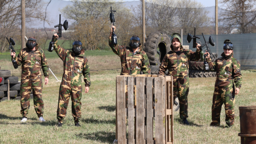 Paintball a Velencei-tó mellett Kápolnásnyéken 2