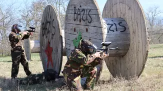 Paintball a Velencei-tó mellett Kápolnásnyéken