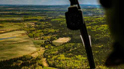 15 perces helikopteres repülés a Petesmalmi vidrapark felett 1