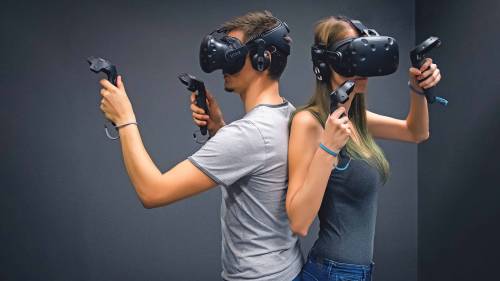 VR lézerharc Magyarország legnagyobb VR játéktermében 3