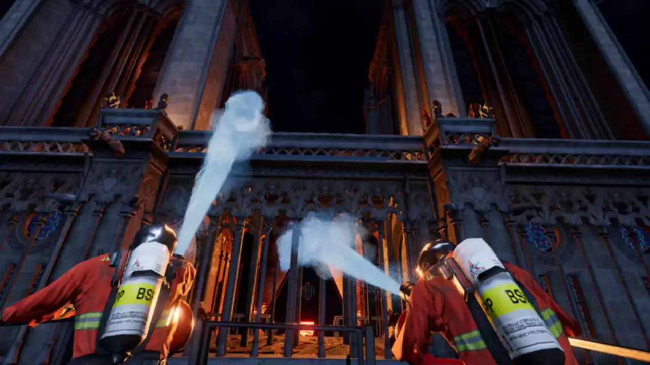 A lángoló Notre-Dame megmentése Szabadulószoba a VR Vidámparkban fő kép