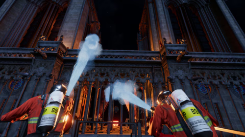 A lángoló Notre-Dame megmentése Szabadulószoba a VR Vidámparkban 1