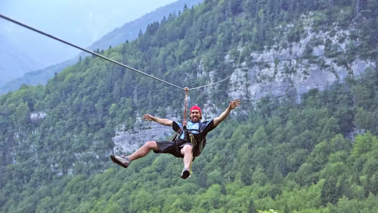 Zipline Szlovéniában fő kép