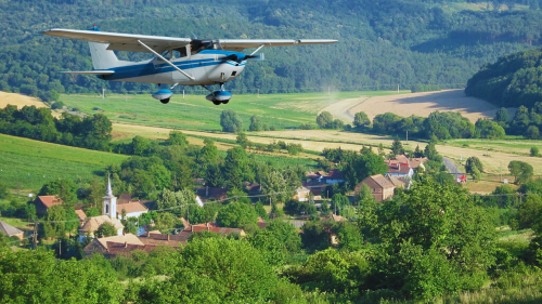 40 perces sétarepülés Cessna 172-es repülővel Szigetvári Vár felett 3